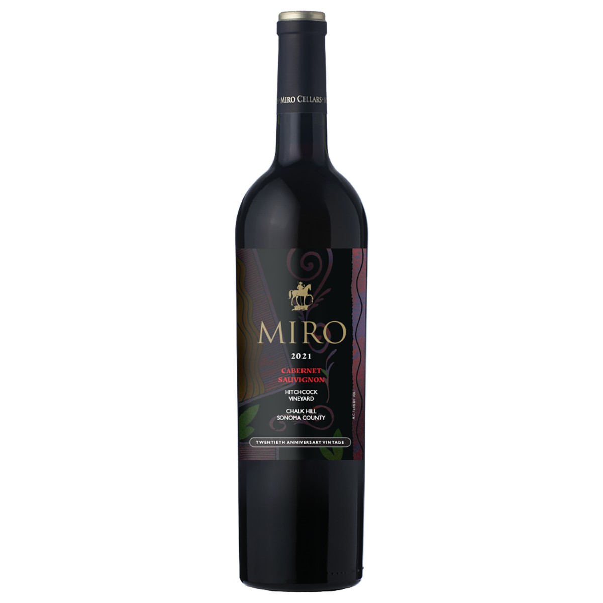 MIRO Cabernet Sauvignon Chalk Hill  "Hitchcock Vineyard" 2022  12x750